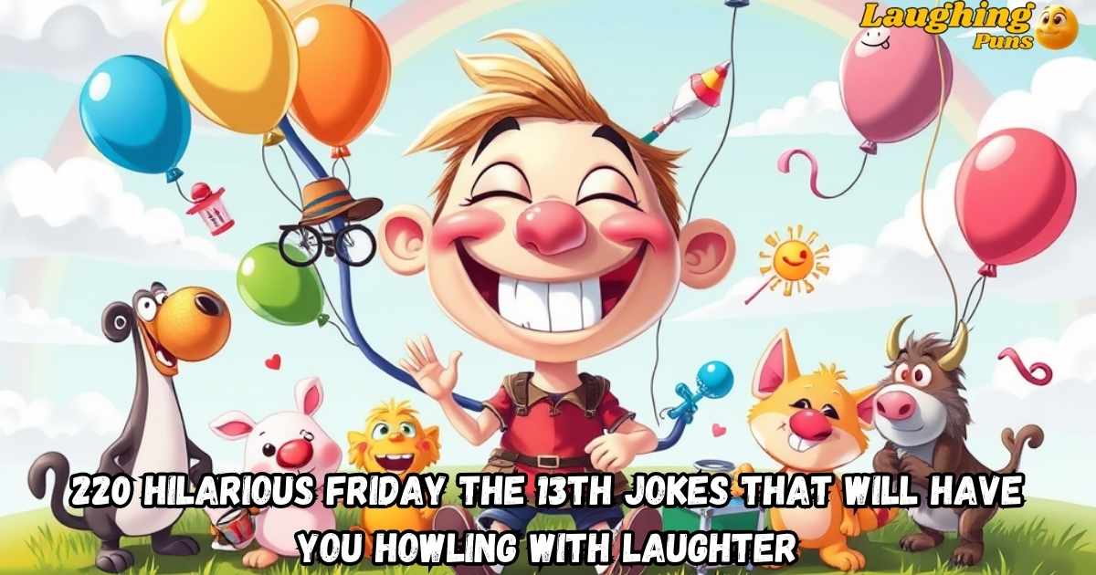 220 Hilarious Friday the 13th jokes That Will Have You Howling with Laughter