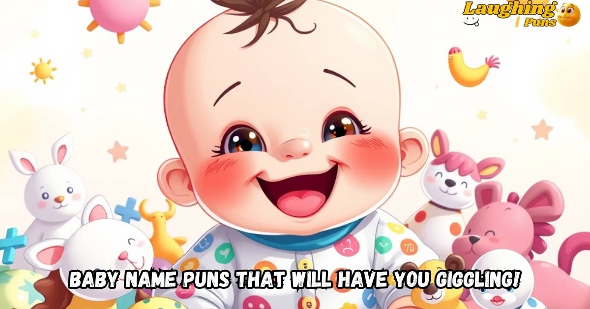 Baby Name Puns That Will Have You Giggling! Baby Name Puns That Will Have You Giggling!