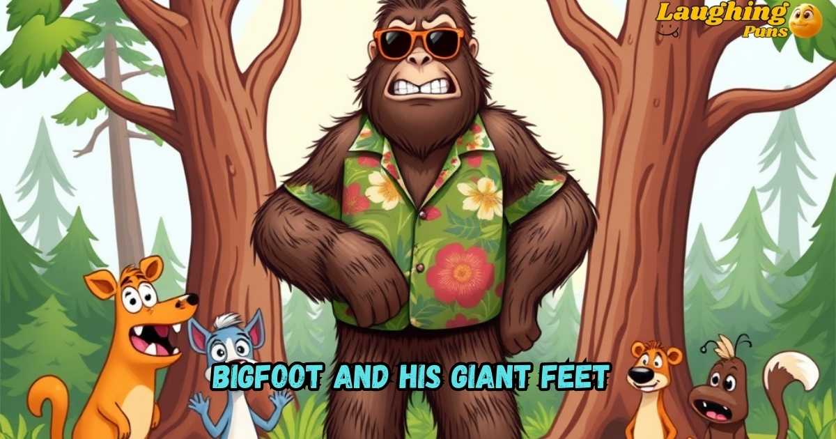 bigfoot-and-his-giant-feet Bigfoot and His Giant Feet