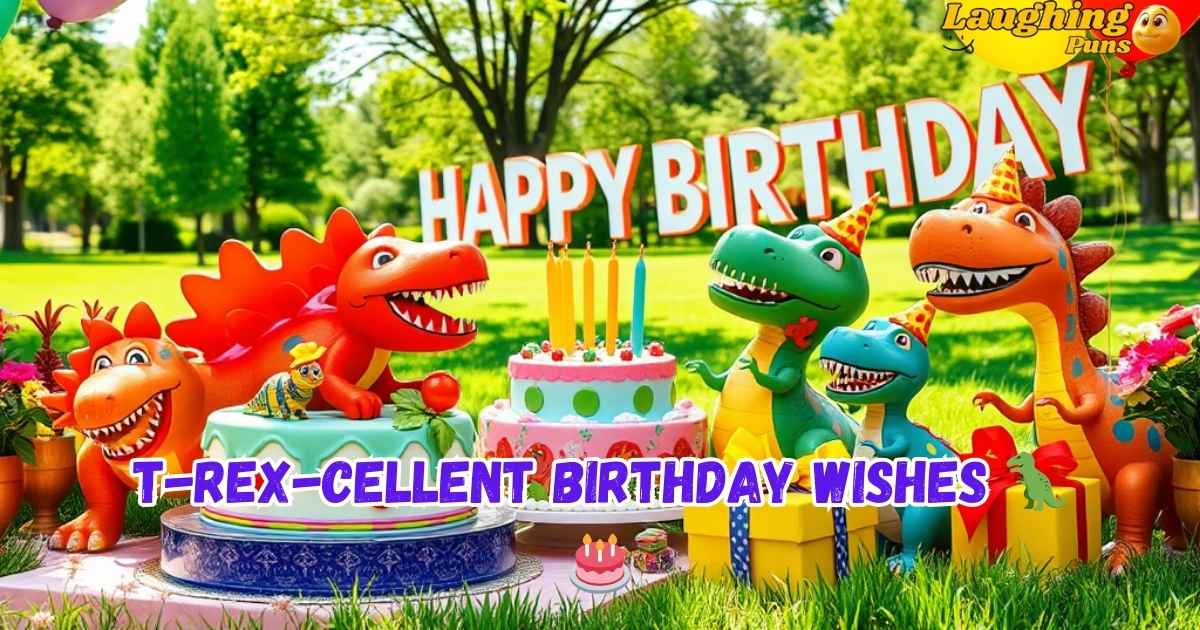 T-Rex-cellent Birthday Wishes 🦖🎂
