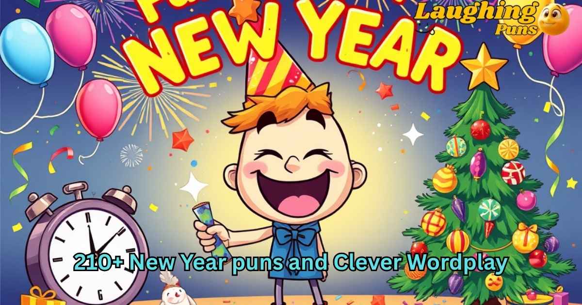 210+ New Year puns and Clever Wordplay
