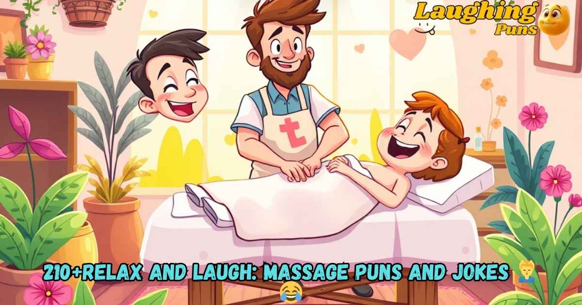 210+Relax and Laugh: Massage Puns and Jokes 💆‍♂️😂