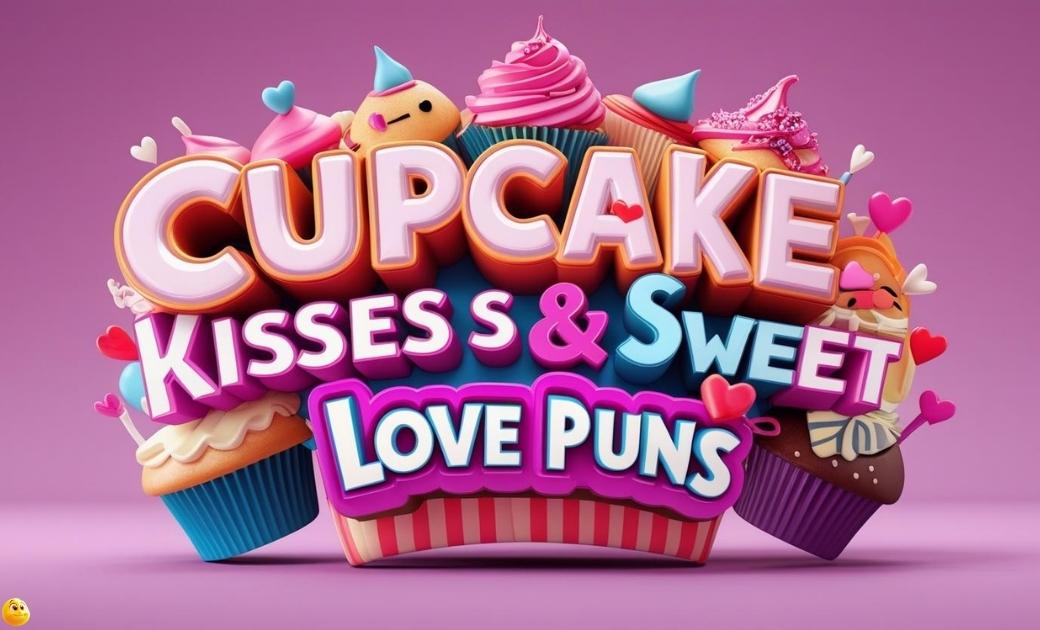 Cupcake Kisses & Sweet Love Puns