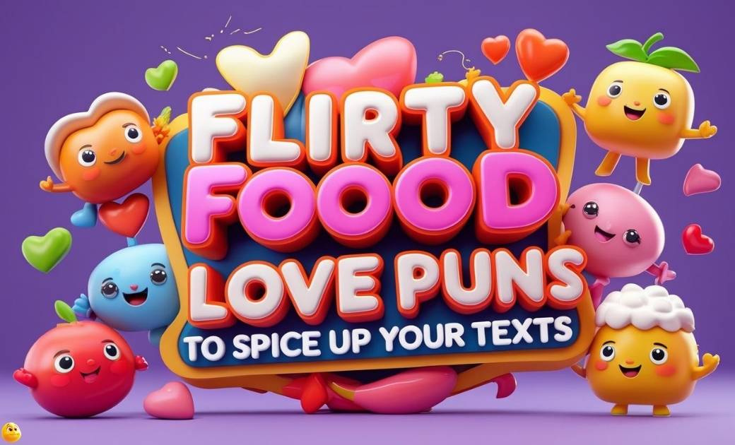 Flirty Food Love Puns to Spice Up Your Texts