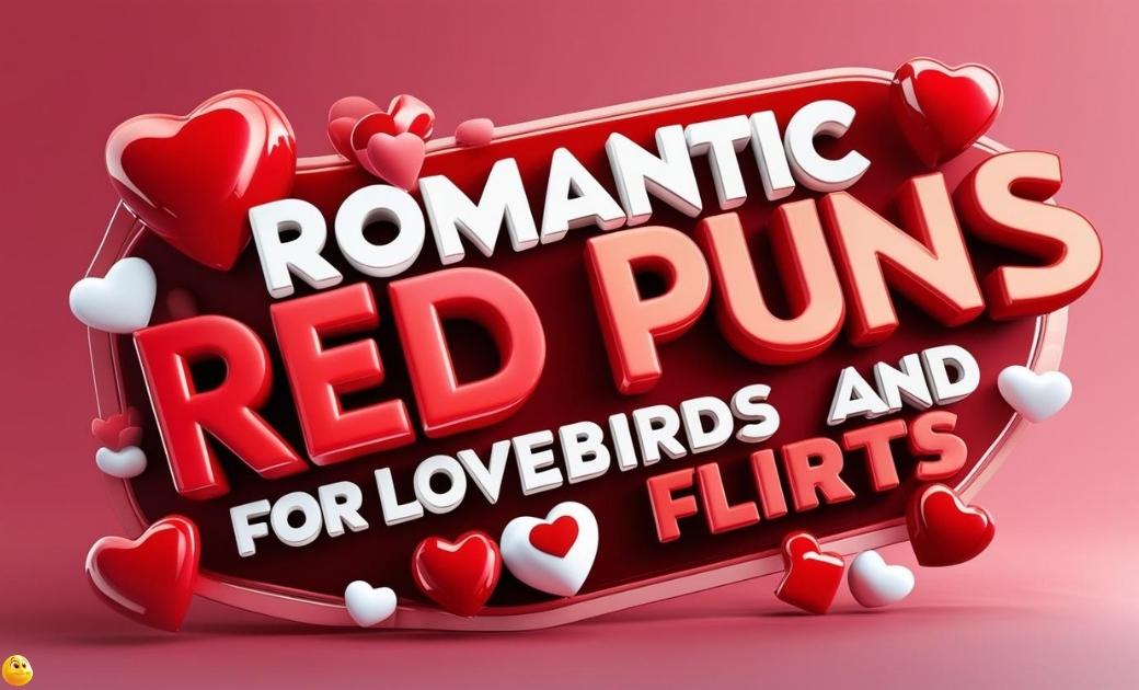 Romantic Red Puns for Lovebirds and Flirts