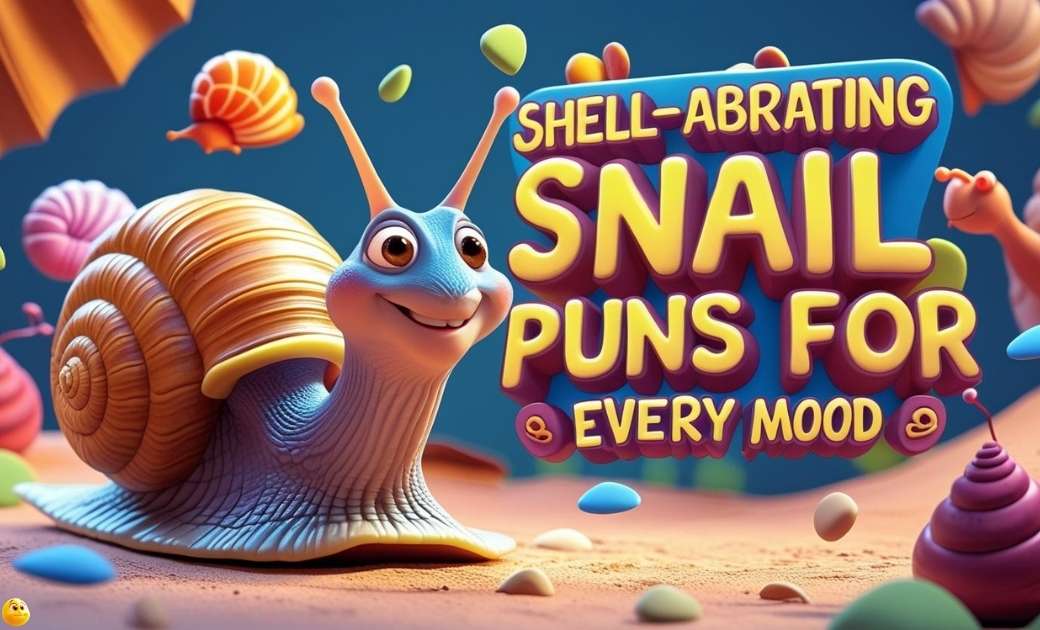 Shell-abrating Snail Puns for Every Mood