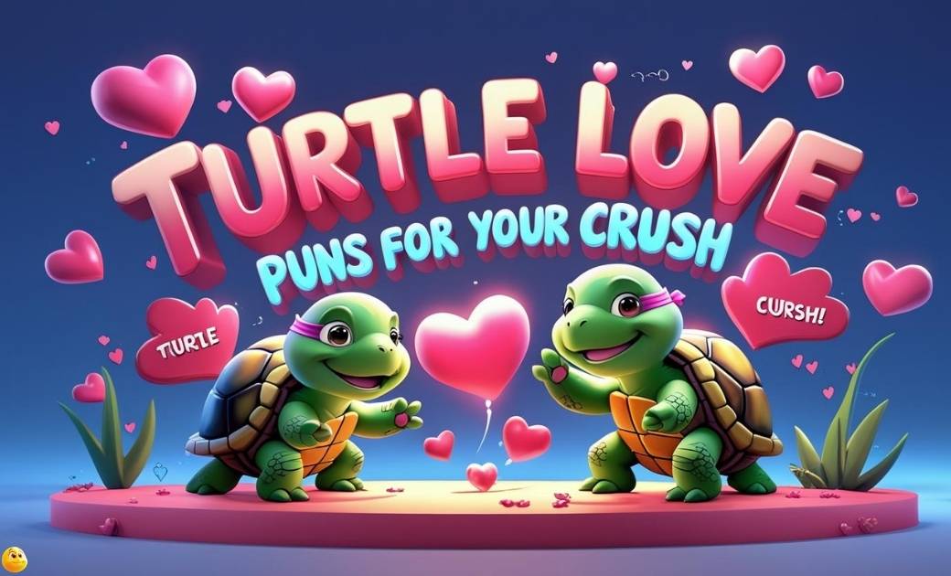 turtle-love-puns-for-your-crush Turtle Love Puns for Your Crush