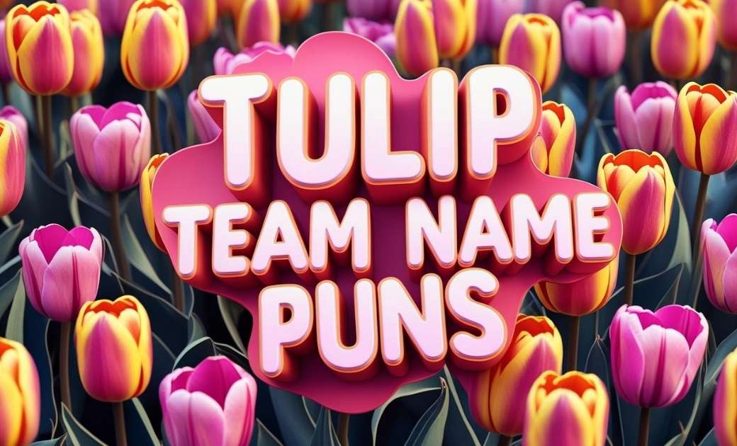tulip-team-name-pu Tulip Team Name Puns